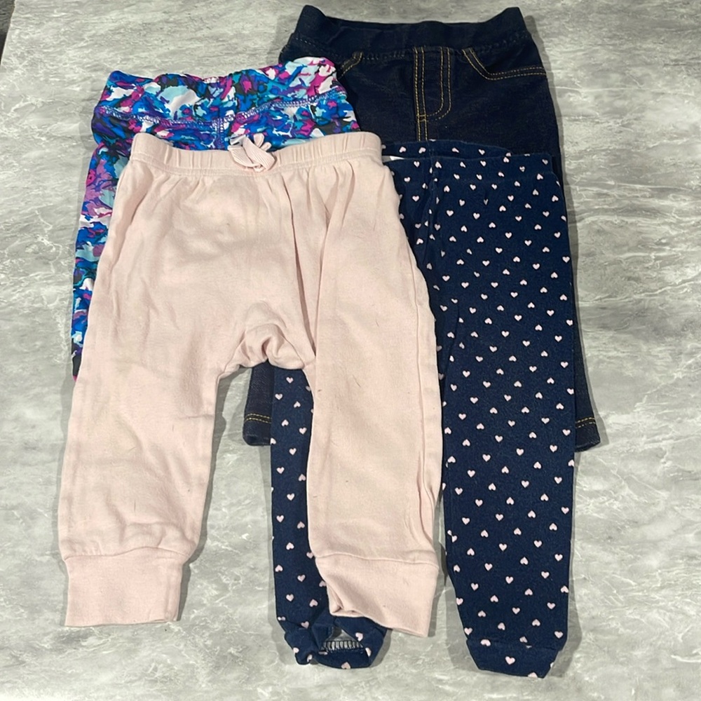 12 month pants. 4 pack
